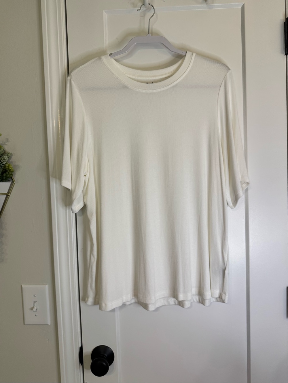 Magaschoni Ribbed crewneck Tee